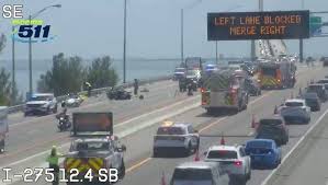 Skyway Bridge Accident PINELLAS COUNTY, FL : Northbound Lanes Closed – Pinellas County Traffic Update 2026